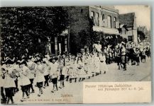 26441 W2942 Husum 1903 Foto AK 300 jähriges Husumer Stadtjubiläum & Heimatfest 1903 Spielmannsleute