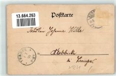 16321 O1281 Rüdnitz 1899 Gebrauchsspuren Kirche Dorfstrasse Gasthaus Damerow