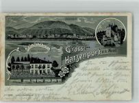 56332 W5401 Hatzenport Gebrauchsspuren Lithographie Mosel Hotel Heidger Burg Eltz