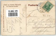 09337 O9270 Hohenstein-Ernstthal - Gasthaus Meinsdorf Gartenwirtschaft
