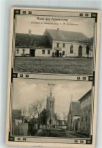 16259 O1311 Freudenberg b Bad Freienwalde 1913 - Kirche Gasthaus Grumbach