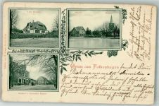 14612 O1540 Seegefeld 1899 - Falkenhagen Villa Gröning Gasthaus zum deutschen Kaiser Schule