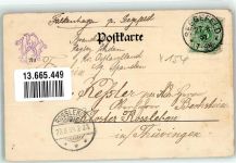 14612 O1540 Seegefeld 1899 - Falkenhagen Villa Gröning Gasthaus zum deutschen Kaiser Schule