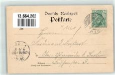 15344 O1261 Ruhlsdorf b Strausberg 1901 Gebrauchsspuren Dorfstrasse Bauernhof Dorfkirche