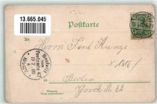 15738 O1615 Zeuthen 1900 Lithographie Dorfstrasse Kaufhaus Rücker Bahnhof Rauchfangswerder