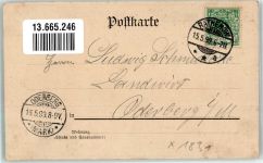 14712 O1831 Göttlin 1899 - Göttliner Berg Gasthaus Maess