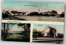 15806 O1635 Wünsdorf 1915 - Wünsdorfer See Bahnhof Dorfkirche Bahnpost Berlin-Dresden Zug 311