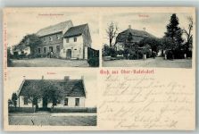 Seidenberg Zawidów - Ober-Rudelsdorf Gerichts-Kretscham Schlos Schulhaus