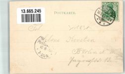 14715 O1831 Prietzen 1903 - Kirche Pfarrhaus Gasthaus Zahn