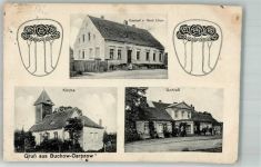 14641 O1551 Buchow-Karpzow 1917 - Gasthaus Liepe Schloss Kirche