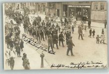99752 O5502 Bleicherode Foto AK Schützenfest Festzug Musikkapelle Blasinstrumente Wasserhydrant