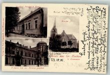 16766 O1421 Groß Ziethen b Velten 1900 - Schloss Gasthaus Dams Dorfkirche Bahnpost Berlin