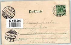 39448 O3262 Westeregeln 1899 Lithographie Bergmann Wappen Douglashall Gasthaus Luther Verlag Ottmar Zieher-München