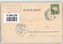 89264 W7912 Biberach , Kr Neu-Ulm 1906 Gebrauchsspuren Gasthaus-Brauerei Schmid