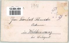 89294 W7919 Oberroth b Illertissen Gebrauchsspuren Lithographie Handlung Hatzelmann Brauerei Reitinger Friedenslinde