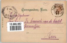 5580 Tamsweg 1897 Lithographie Kirche St.Leonhard Märzenkeller