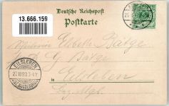 36304 W6320 Alsfeld 1899 Gebrauchsspuren Lithographie Gasthaus Altdeutsche Weinstube