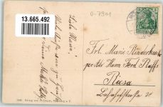 04895 O7901 Fichtenberg , Elbe - Gasthaus zum Schiff Fahrräder Pferdefuhrwerk