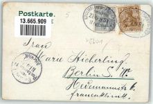 39448 O3251 Etgersleben 1905 Lithographie Bleckendorf Schloss Gasthaus zum Adler Gasthaus zum Landhause Bahnhof Bahnpost Etckertsleben-Förderstedt Zug 851