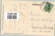 78351 W7762 Bodman - Gasthaus zur Linde Bodensee Zeichnung