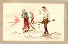 Wintersport Ski Verlag Vouga & Cie Nr. 16 Pellegrini, C. 1909 Künstlerkarte