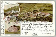 9470 St. Paul im Lavanttal 1897 Lithographie Stift St. Paul Kirche