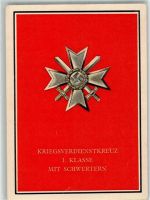Nr. 10 Kriegsorden des Großdeutschen Reiches auf AK Orden
