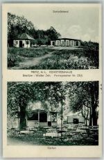 03185 O7520 Peitz 1943 Foto AK Schießstand Schützenhaus Garten
