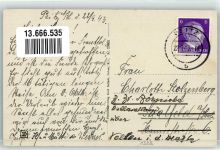 03185 O7520 Peitz 1943 Foto AK Schießstand Schützenhaus Garten