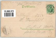25836 W2256 Garding 1904 Lithographie Osterstrasse Enge Strasse Stadtgarten Geburtshaus Prof. Mommsen
