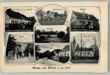15306 O1211 Worin - Brennerei Gutshof Mühle Schule Dorfstrasse