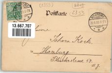 24589 W2353 Nortorf b Neumünster 1900 - Große Mühlenstrasse