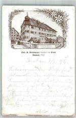 6460 Imst Foto AK Gasthaus zur Post