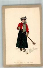 Verlag Vouga & Cie Nr. 4 Frau auf Ski Wintersport Pellegrini, C. 1909