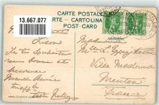 Verlag Vouga & Cie Nr. 4 Frau auf Ski Wintersport Pellegrini, C. 1909