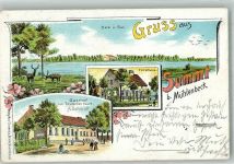16515 O1401 Summt 1902 Lithographie Forsthaus Gasthaus zum Deutschen Hause