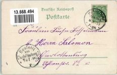 10115 W1000 Hermsdorf 1899 Lithographie Bahnhof Schule Strasse Post Postkutsche