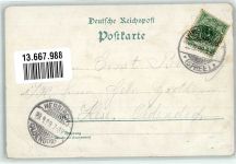 15859 O1233 Storkow , Mark 1899 Lithographie Storchennest Storch Kgl. Amtsgericht Bahnhof Postamt Marktplatz