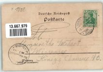 16348 O1292 Wandlitz 1903 Lithographie Gasthaus zum goldenen Löwen Dorfkirche Dorfstrasse