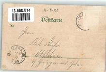 06188 O4101 Brachstedt 1900 Lithographie Gasthaus zum Deutschen Haus Dorfplatz