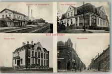 50189 W5013 Elsdorf , Rheinl 1908 Gebrauchsspuren Bahnhof Pfeifer-Stift Villa Scheidt Hauptstrasse Leim löst sich