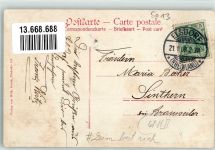 50189 W5013 Elsdorf , Rheinl 1908 Gebrauchsspuren Bahnhof Pfeifer-Stift Villa Scheidt Hauptstrasse Leim löst sich