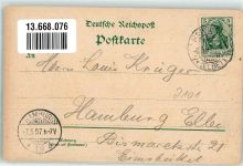 21224 W2107 Vahrendorf , Siedlung 1907 Lithographie Gasthaus Wendt Dorfteich Rosengarten