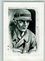 Fallschirmspringer Der Deutsche Soldat Wehrmacht WK II 1944 Künstlerkarte
