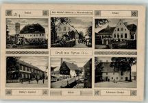 02923 O8921 Spree 1924 - Schloss Gasthaus Röthig Mühle Gasthaus Lehmann Bäckerei Miethe