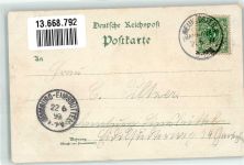 21614 W2150 Neukloster , Niederelbe 1899 Lithographie Gasthaus Etablissement Waldlust Garten Putto