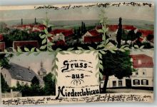 06246 O4201 Klobikau 1915 - Niederclobicau Pfarrhaus Kirche Geschäft Batzen