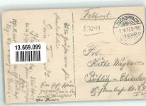 04668 O7241 Dürrweitzschen b Grimma 1917 - Gasthaus Fahrradfahrer Schule