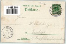 29574 W3112 Ebstorf 1900 Lithographie Flecken Gasthaus Bockelmann Prov. Ackerbauschule Kirche Kloster