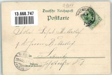 02689 O8608 Wehrsdorf 1905 Lithographie Gasthaus Hensel Dorfstrasse